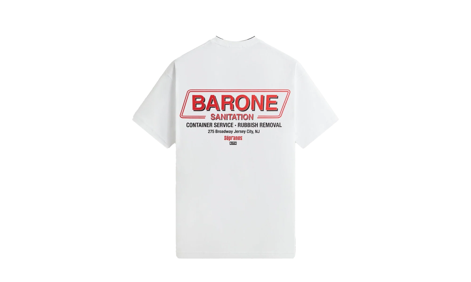 The Sopranos Barone Sanitation Vintage Tee "White" khm034646 101