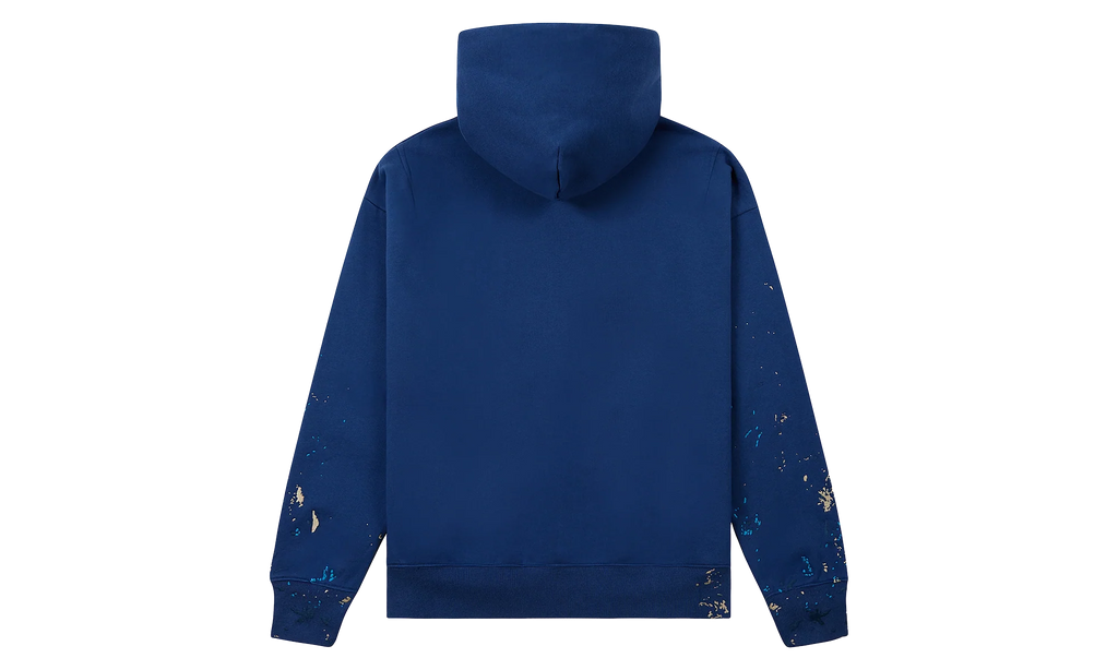 Sequin Splatter Paint Hoodie "Blue" P401 MFNZ425