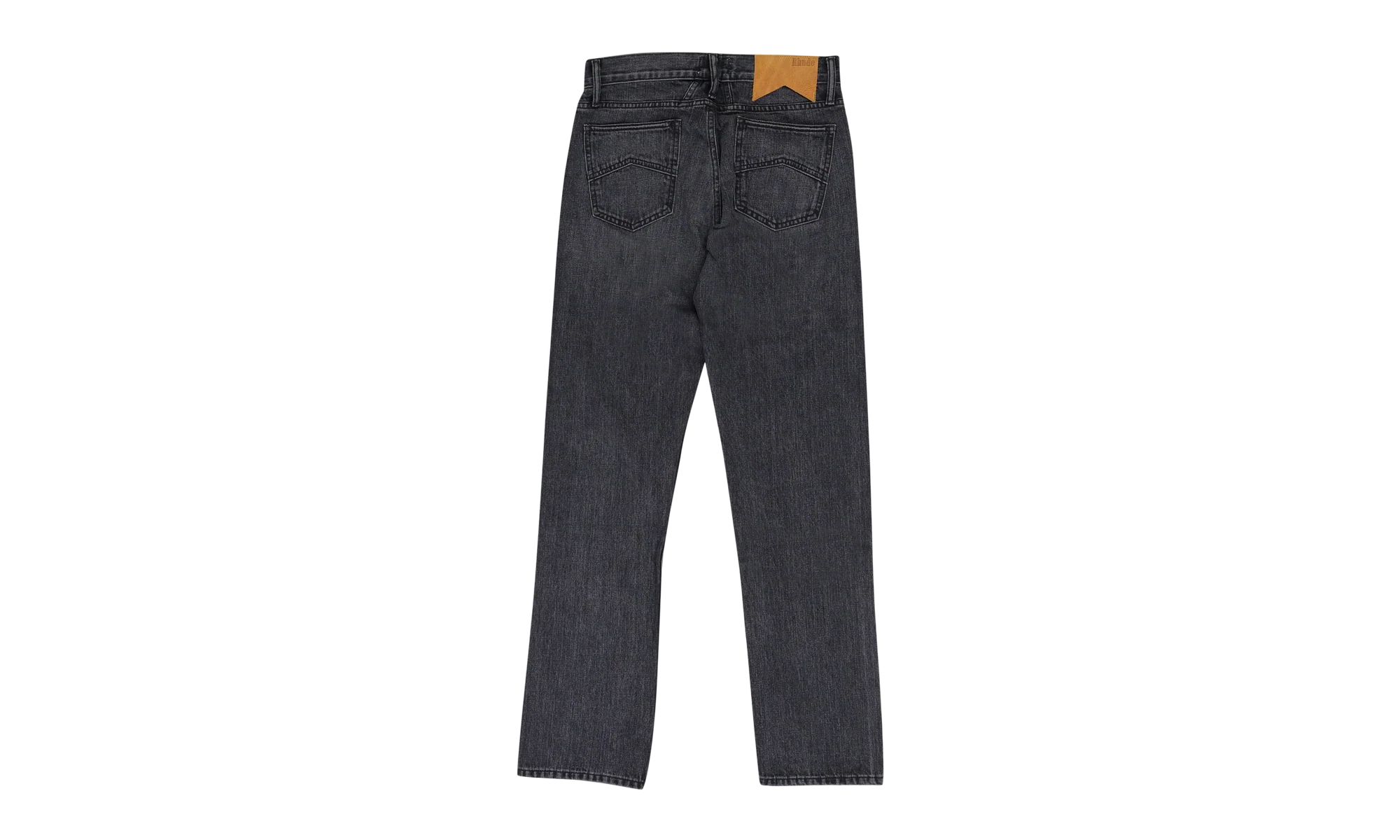 Classic Denim Straight-Fit Jeans "Black" RHD-MJNS-0032