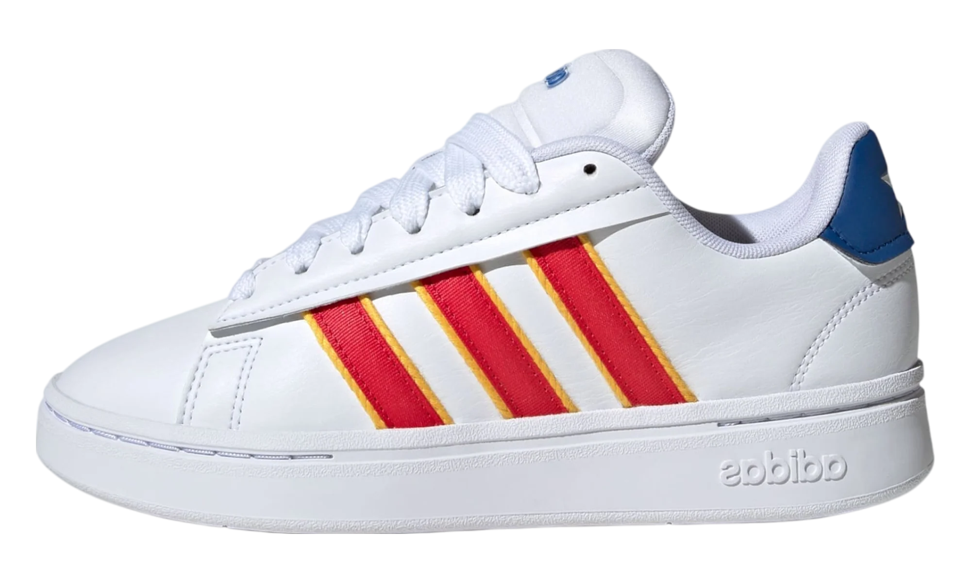 Grand Court Alpha 00s WMNS "Cloud White Pure Ruby Royal Blue" JQ0027