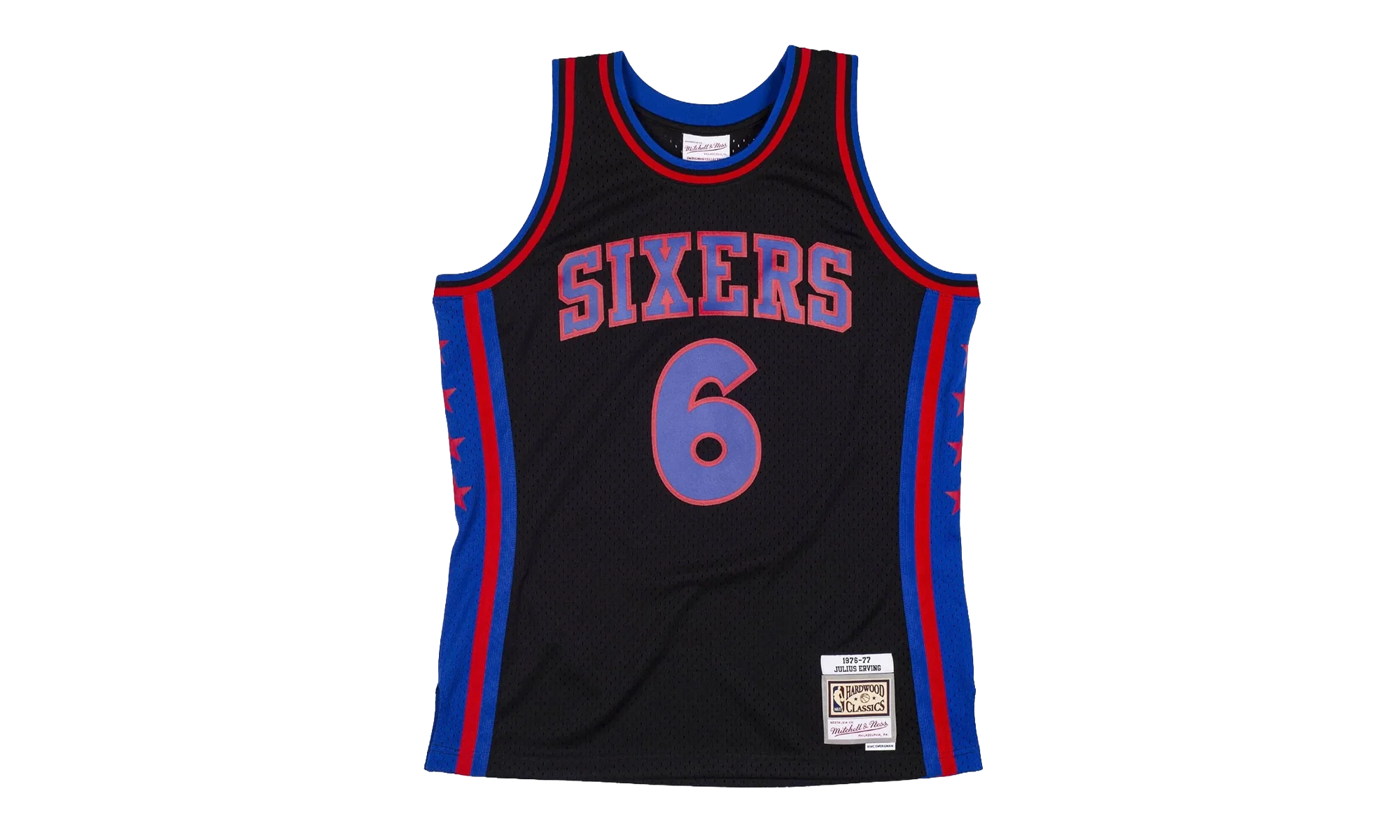 NBA Julius Erving Reload Swingman Jersey "1976 Philadelphia 76ers - Black" SMJYCP19300 P76BLCK76JER
