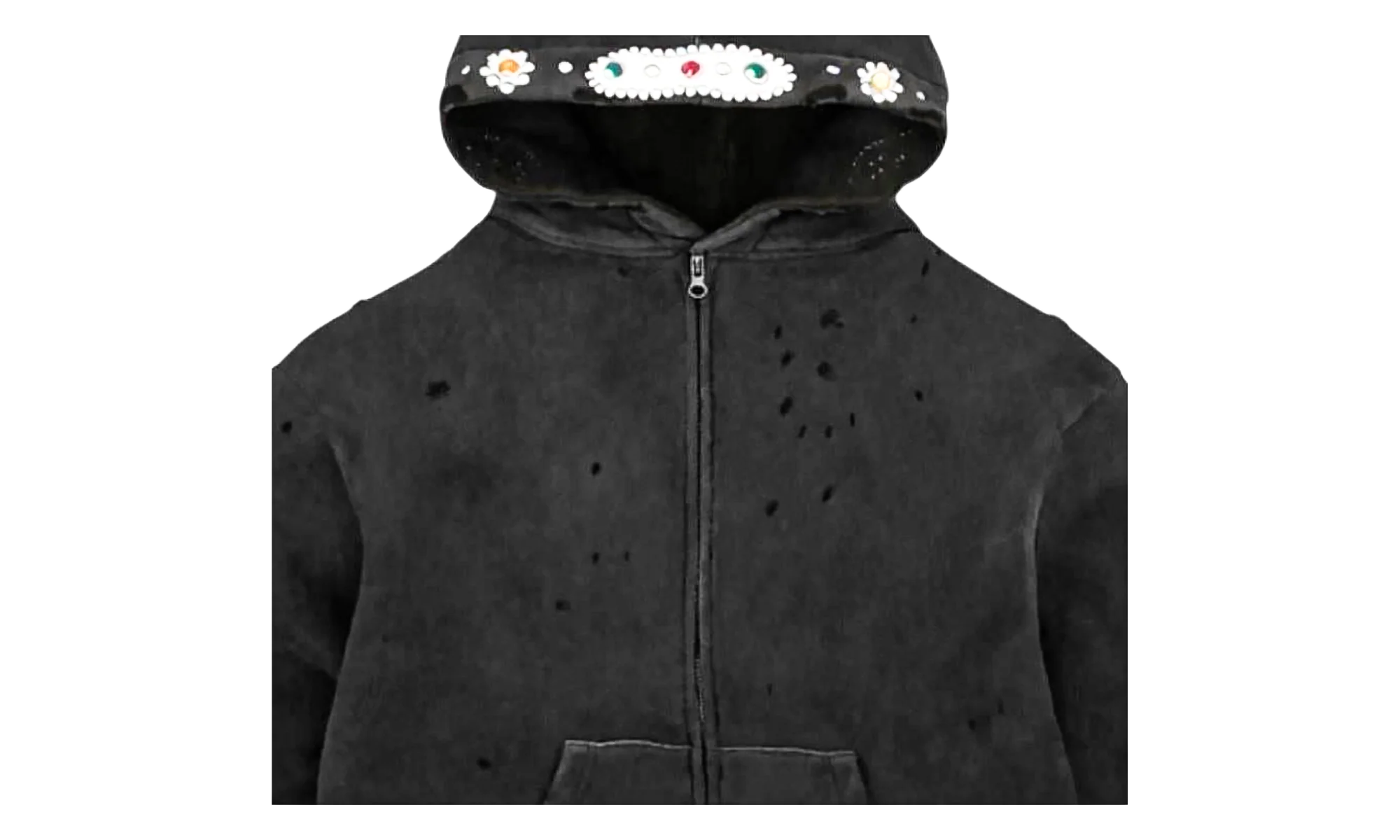 Sapphire Zip Up Hoodie "Black" BS102