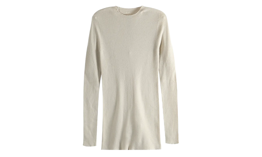 Ribbed Round Neck Top "Sand" RU01F2637 RIBM 138
