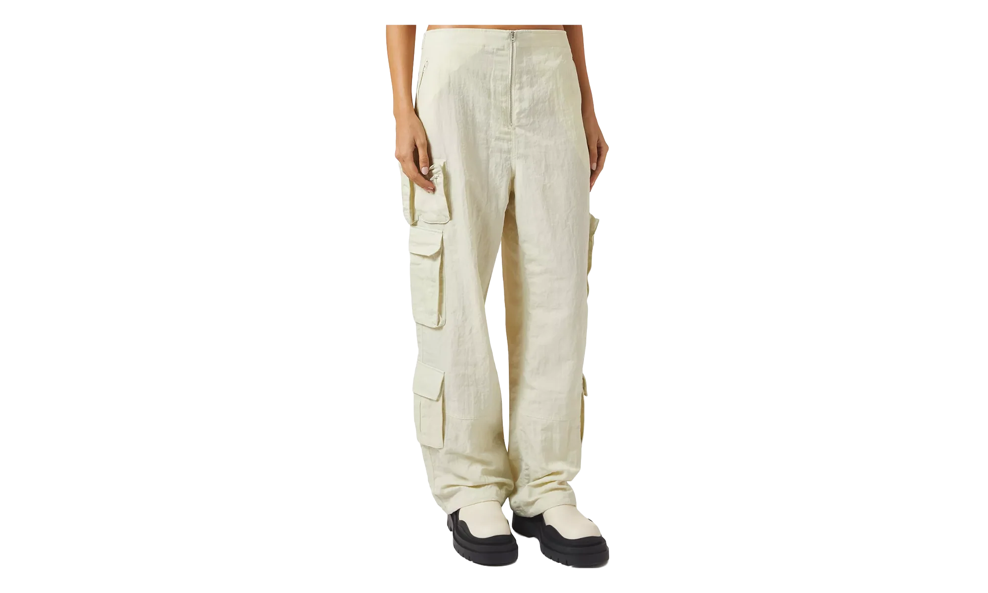 Ainsley Cargo Nylon Trouser "Off-White" KITH62