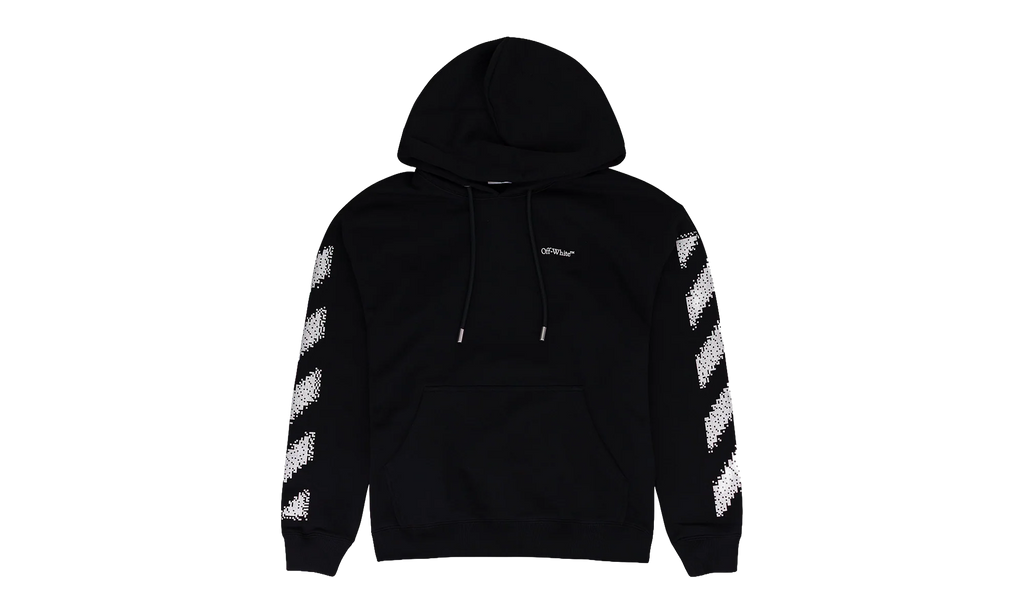 Pixel Diag Skate Hoodie "Black" OFW-MHDS-0213