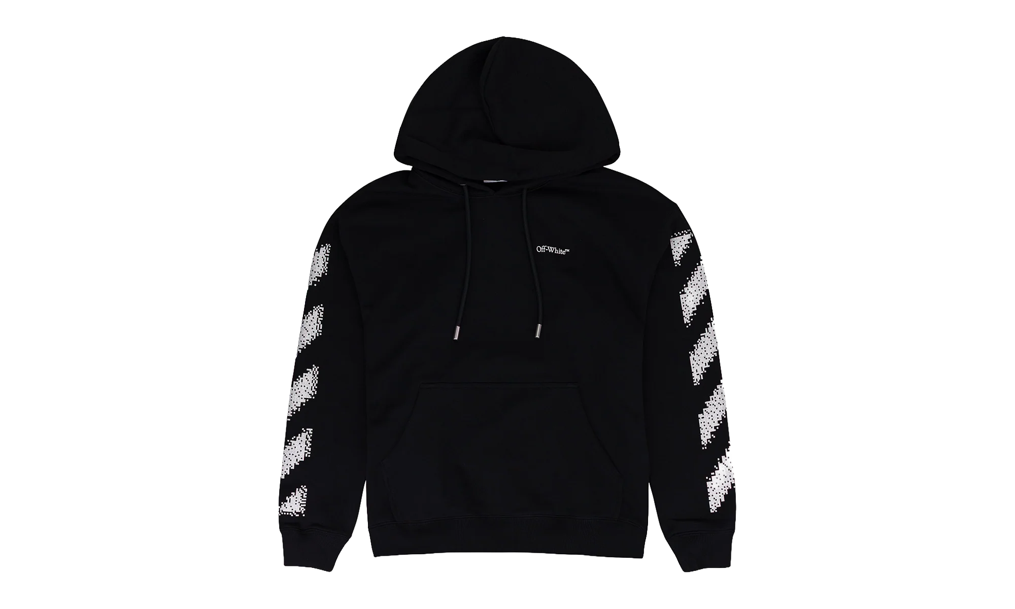 Pixel Diag Skate Hoodie "Black" OFW-MHDS-0213