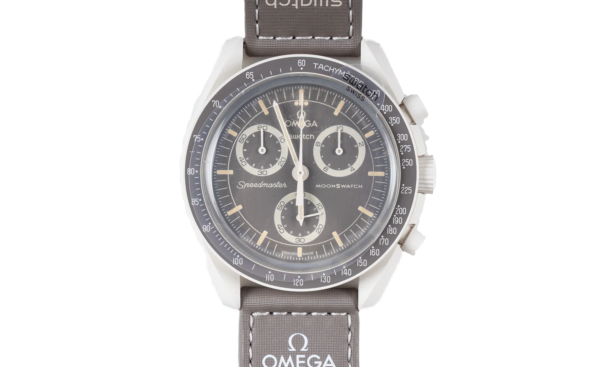 Swatch x Omega Bioceramic Moonswatch "Mission On Earth Desert" SO33T103