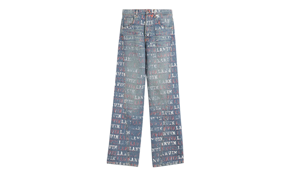PRINTED REGULAR TROUSERS "Blue Denim" RM TR0051 D082 P24 22