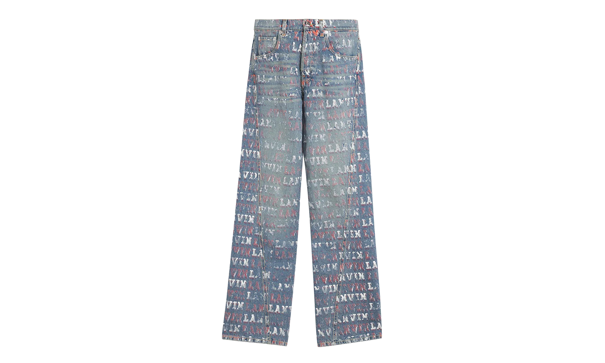 PRINTED REGULAR TROUSERS "Blue Denim" RM TR0051 D082 P24 22