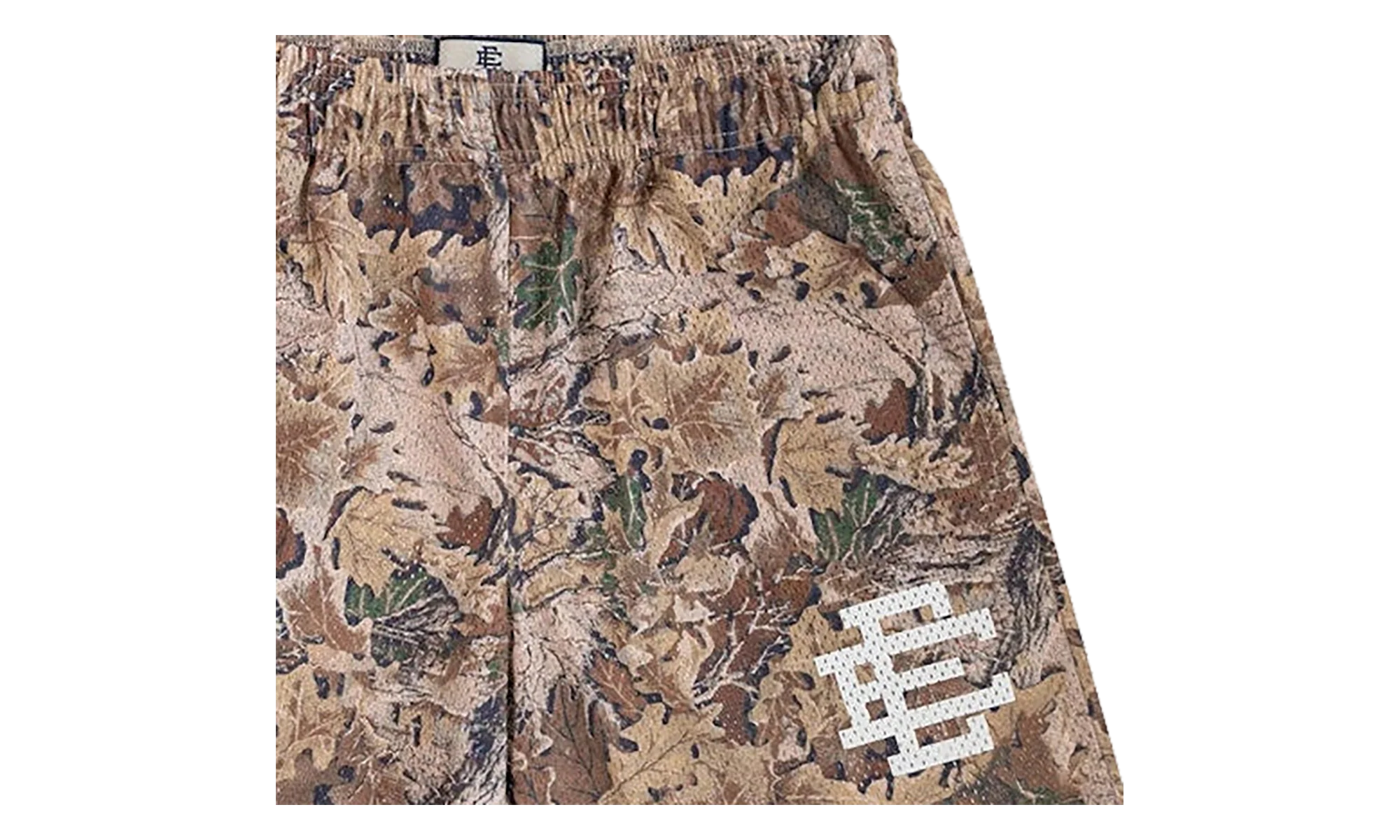 EE BASIC SHORT "LEAF CAMO - Camo Beige/ White" EE750