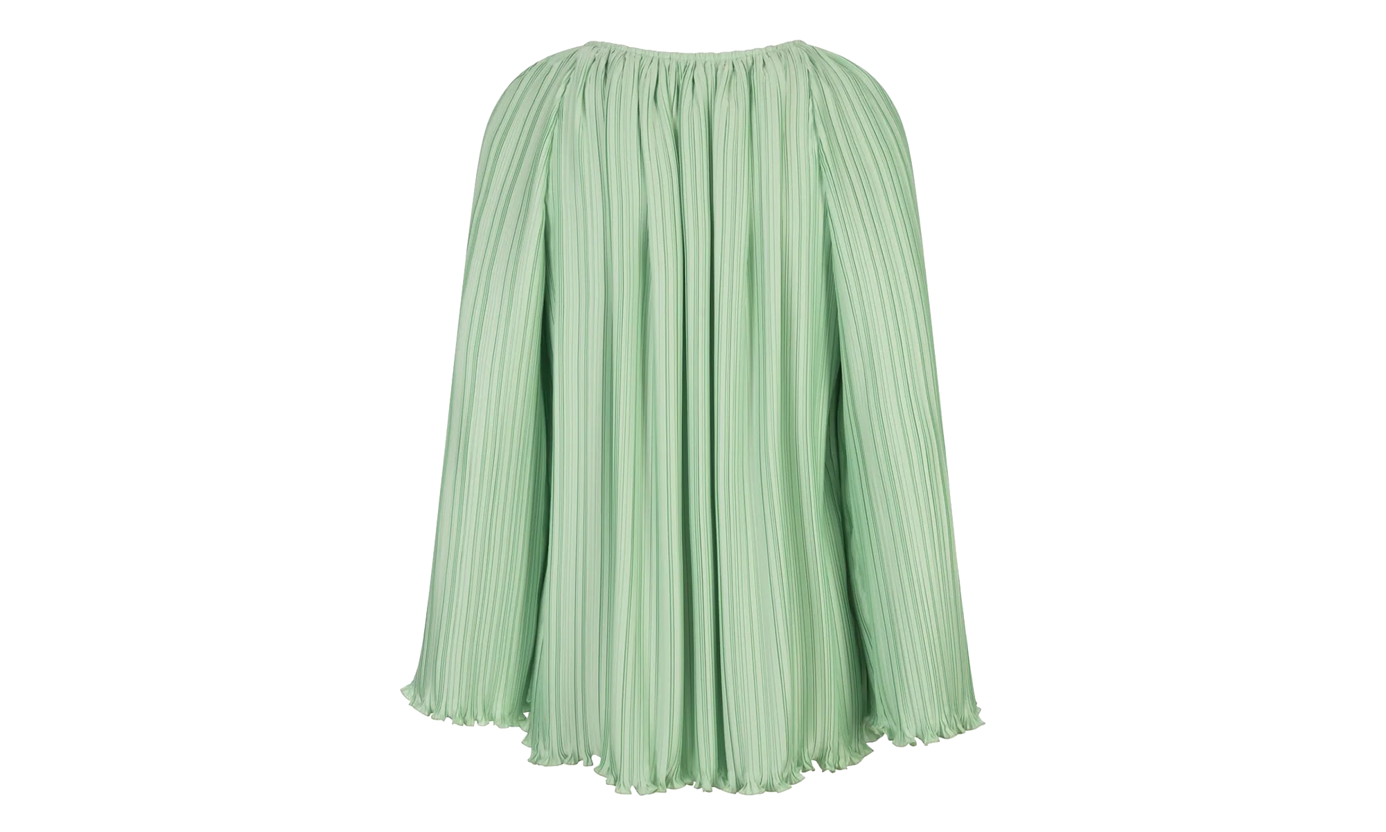 PLEATED LONG SLEEVE BLOUSE "ACQUA" RW TO0001 5944 E24 26