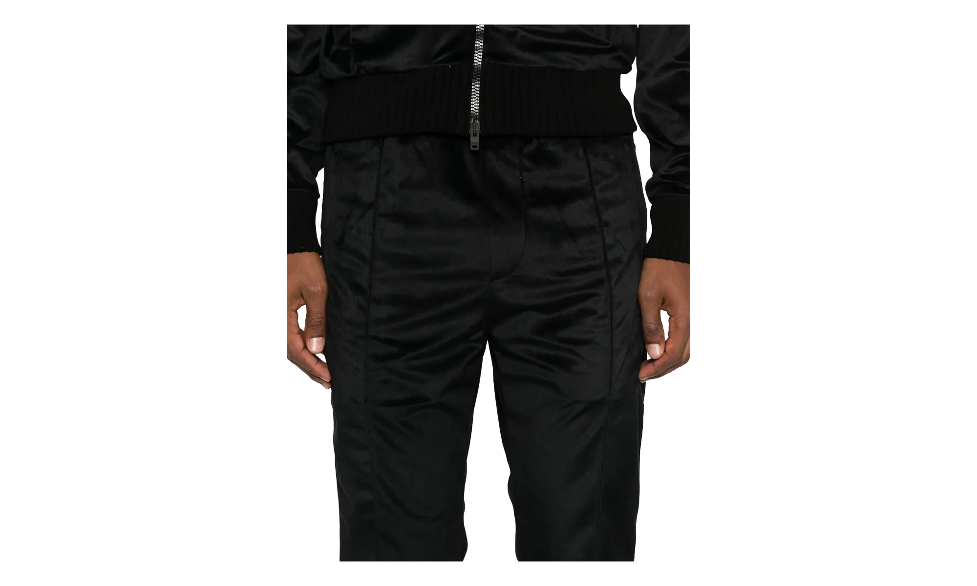 Velvet Flare Track Pants "Black" AMPATP1023 001