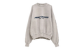 New York Heavy Fleece Cropped Sweatshirt "Smoke Grey" 192HO256891F
