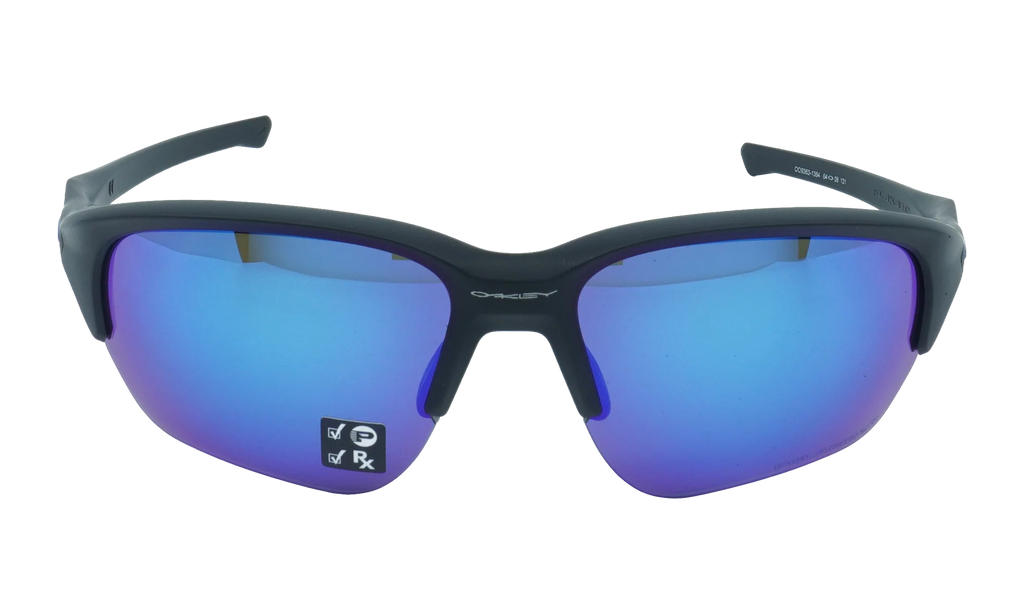 Flak Beta Polarized Sunglasses "Matte Black / Sapphire Iridium Polarized" OO9363 13
