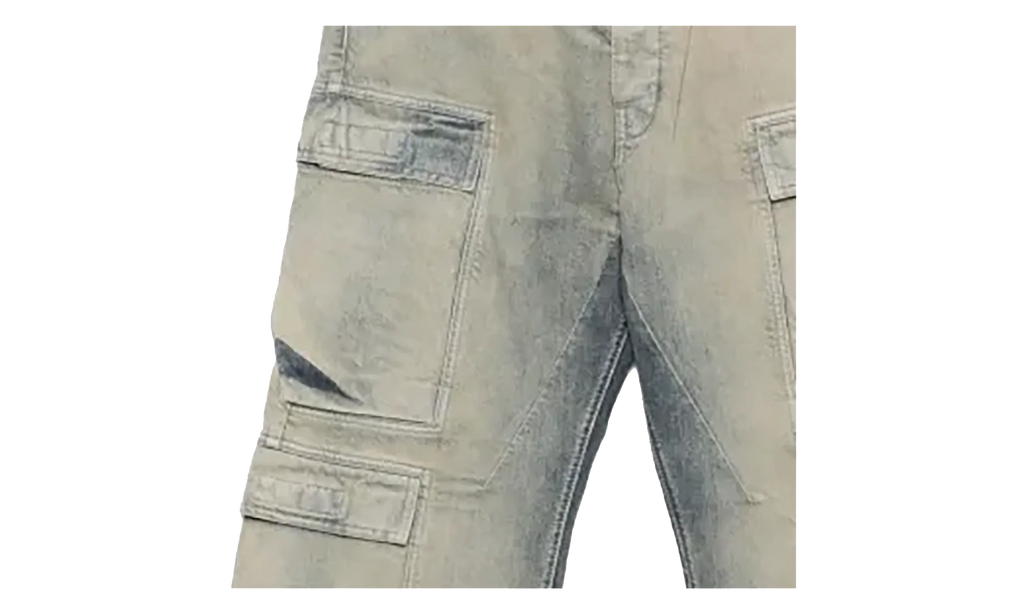 Double Cargo Jeans "Acid Wash" DU02E7361 DMP ACID