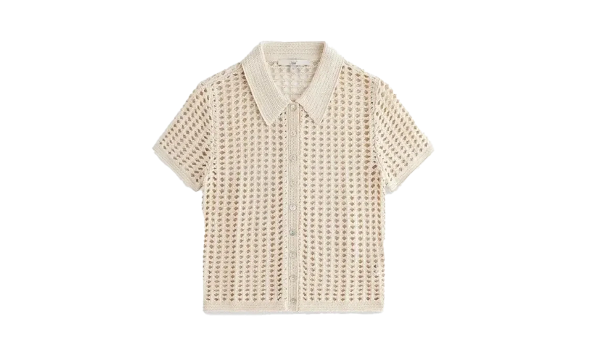 Rhea Knit Polo Top WMNS "Beige" khw030532 105