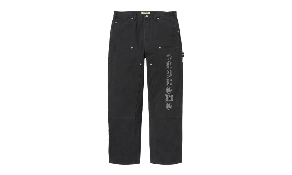 The Great China Wall Double Knee Painter Pant "SS26 - Black" SU27519