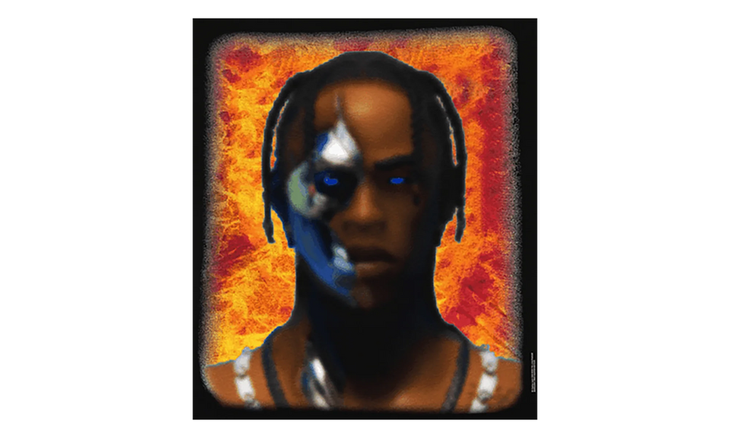 Travis Scott T-3500 Portrait T-Shirt "Black" TSUC56