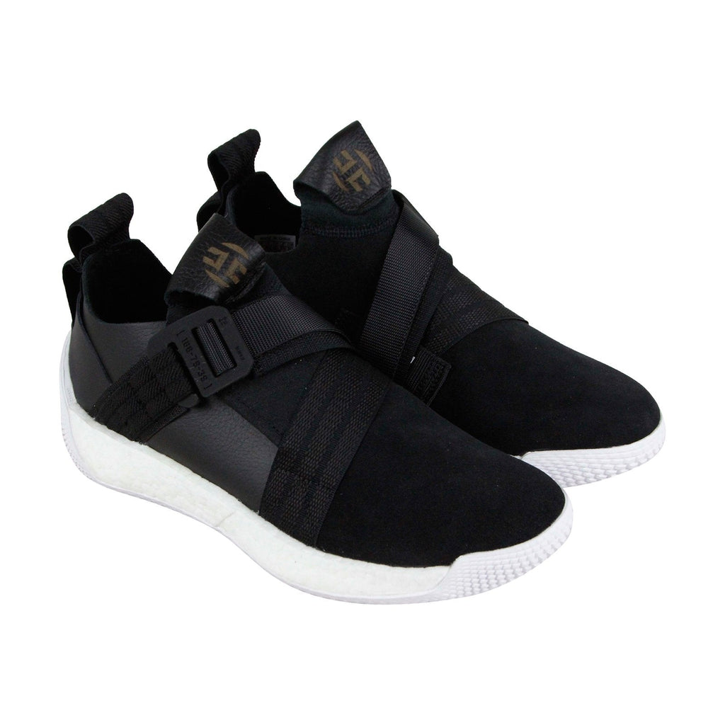 Harden Long Sleeve 2 Buckle AC7435 Mens Black Athletic Basketball Shoes