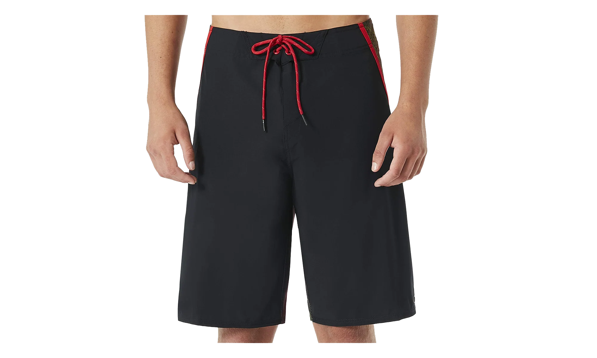 21" Backdraft Boardshorts "Blackout / Red" 482364 02E