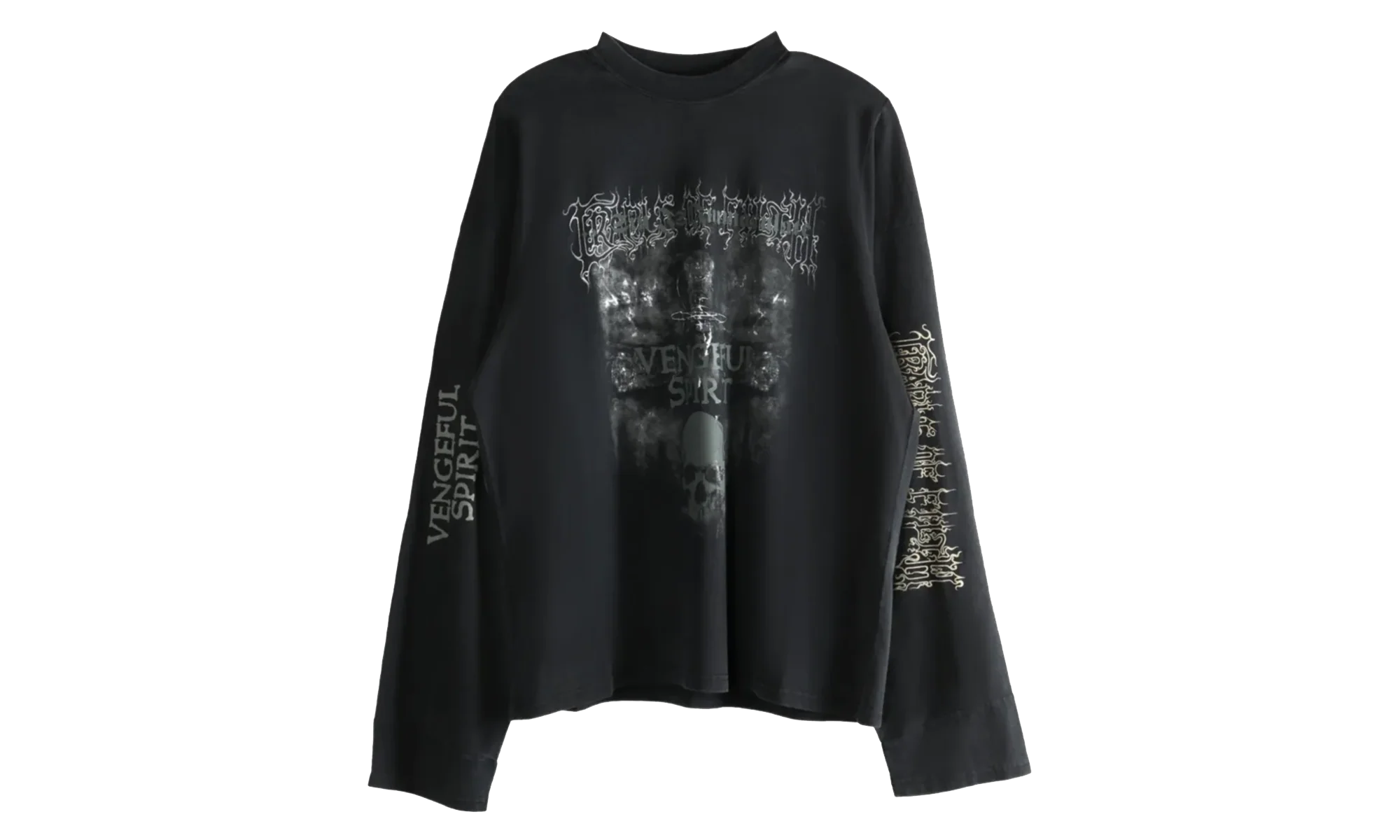 Spirit Cut-Up Long-Sleeve T-Shirt "Magnet" UCF76LS680M MAGN