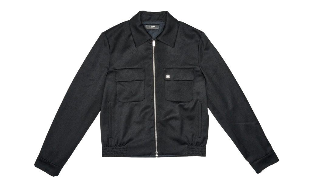 Double Pocket Zip Up Track Jacket "Black" PF23MTJ002 001