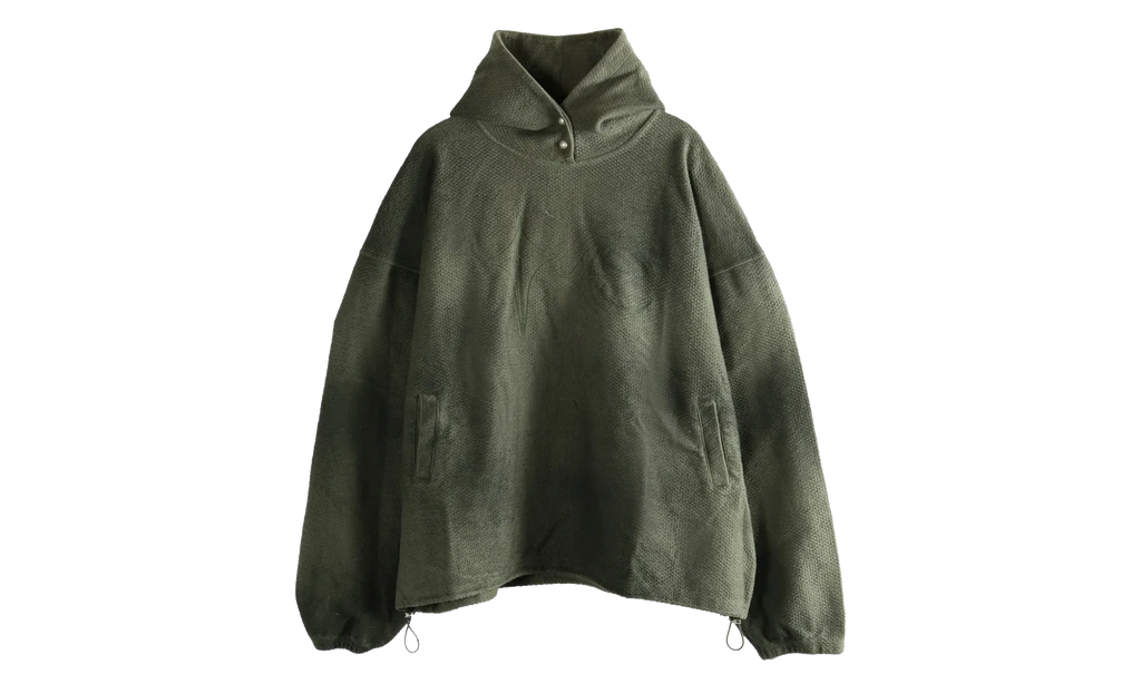 TC Sprayed Terry Hoodie "Khaki" TC25SS2102