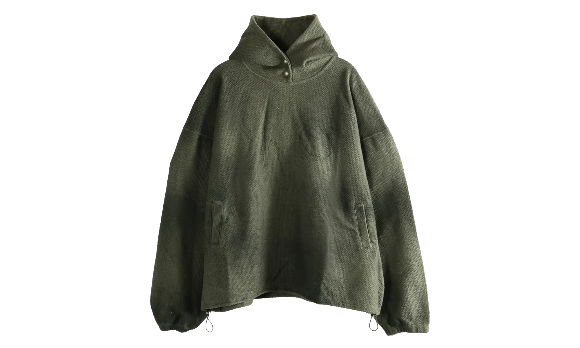 TC Sprayed Terry Hoodie "Khaki" TC25SS2102