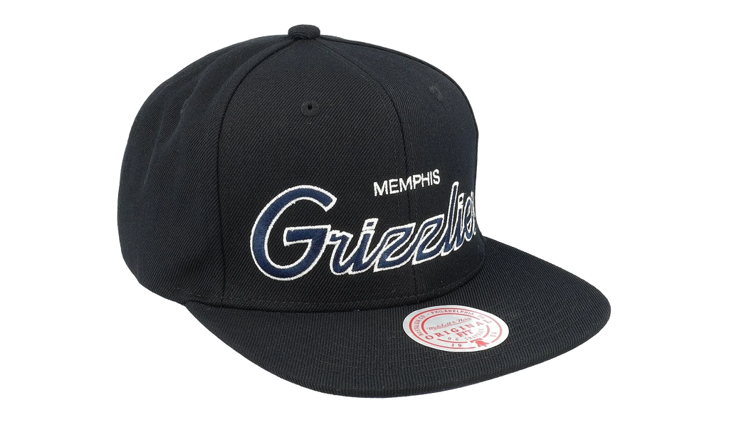 NBA Team Script 2.0 Snapback Cap "Memphis Grizzlies - Black" HHSS3280 MGRYYPPPBLCK