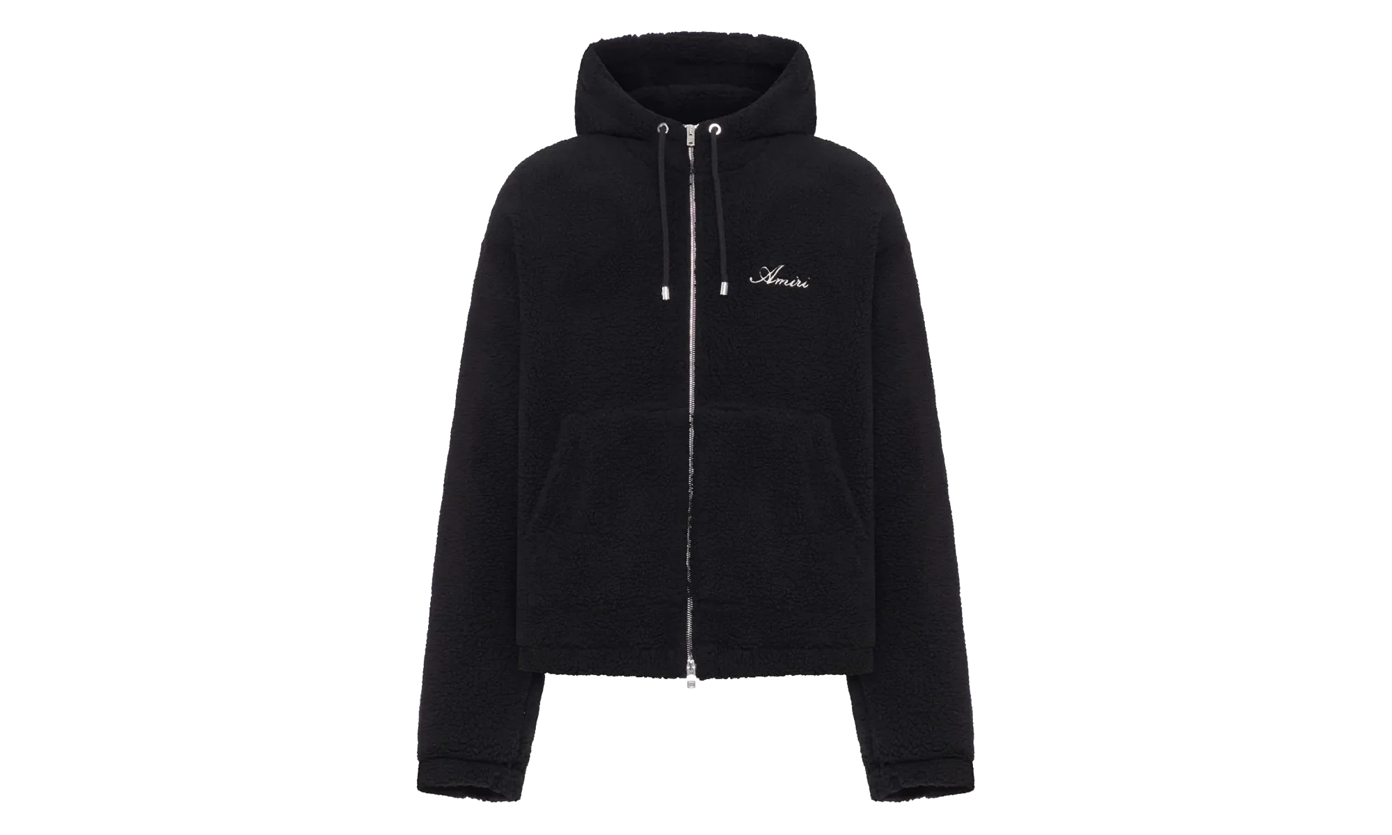 Bones Fleece Zip Hoodie "Black" AMOUJA1010 001