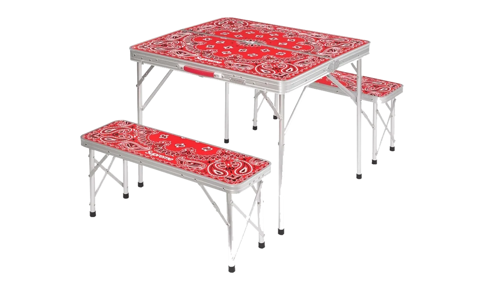 Coleman Folding Table Set "Red" SU27413