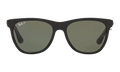 Square Polarized Sunglasses "Polished Black" RB4184-601-9A_54
