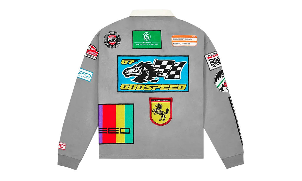 GRC Quarter Zip Polo "Grey Boom" GS106