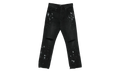 Knee Slit Paint Splatters "Black" P011 BRKS526