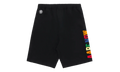 AAPE Multi Color Logo Shorts "Black" P9GYG5ZRC