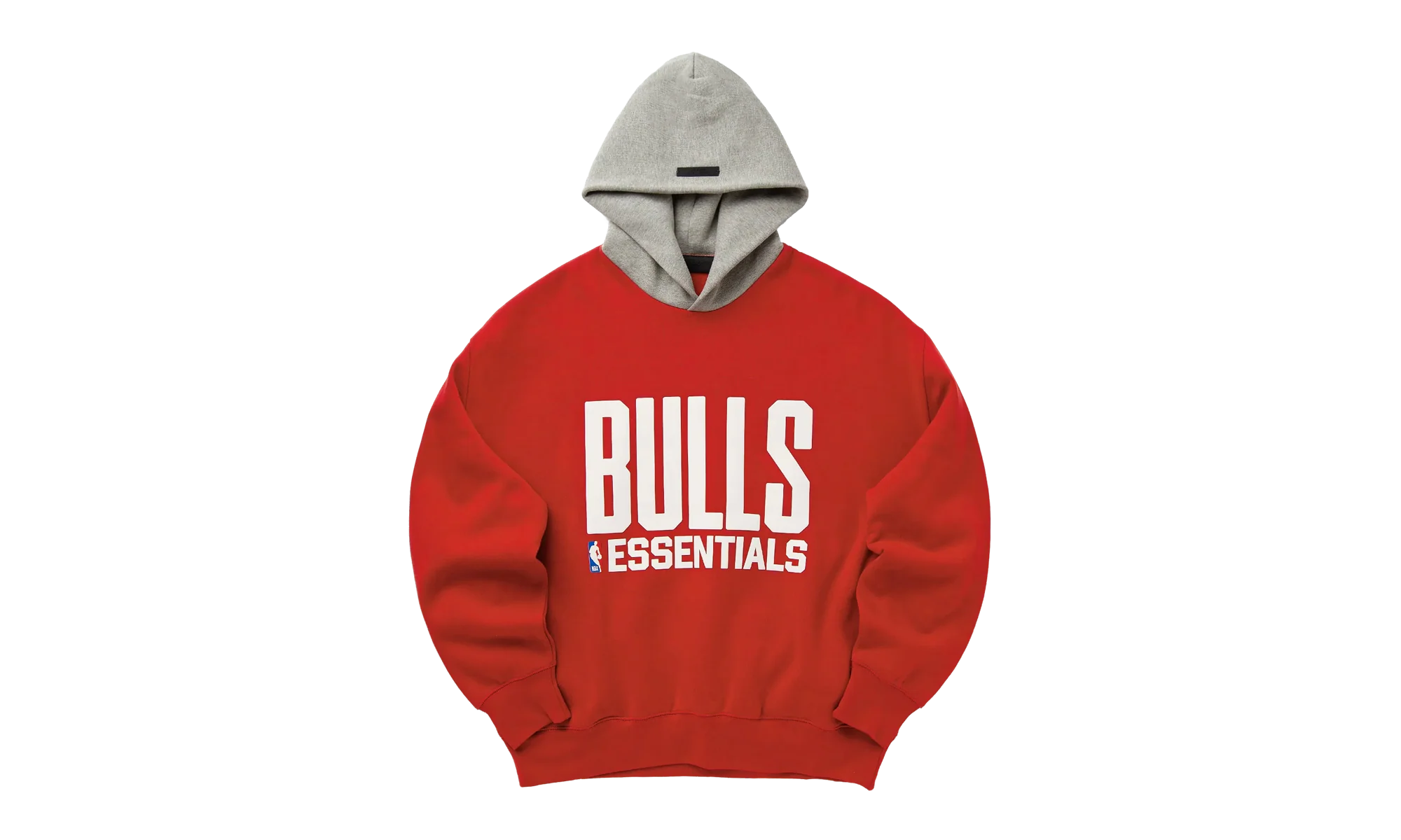 BULLS SPORTS FIT HOODIE "RED / CONCRETE HEATHER" 192NB256406F