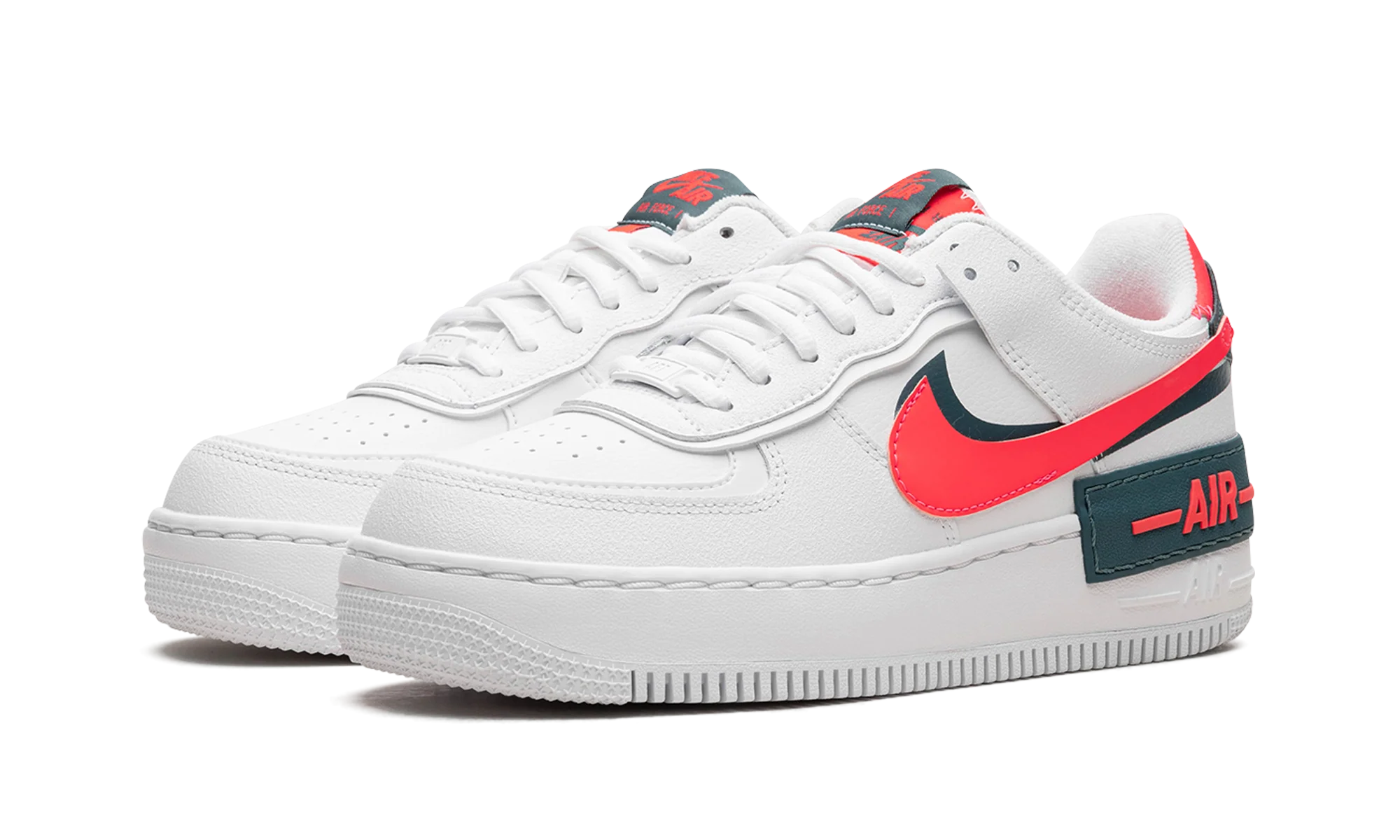 AIR FORCE 1 SHADO NMS WMNS "White Solar Red" DB3902 100
