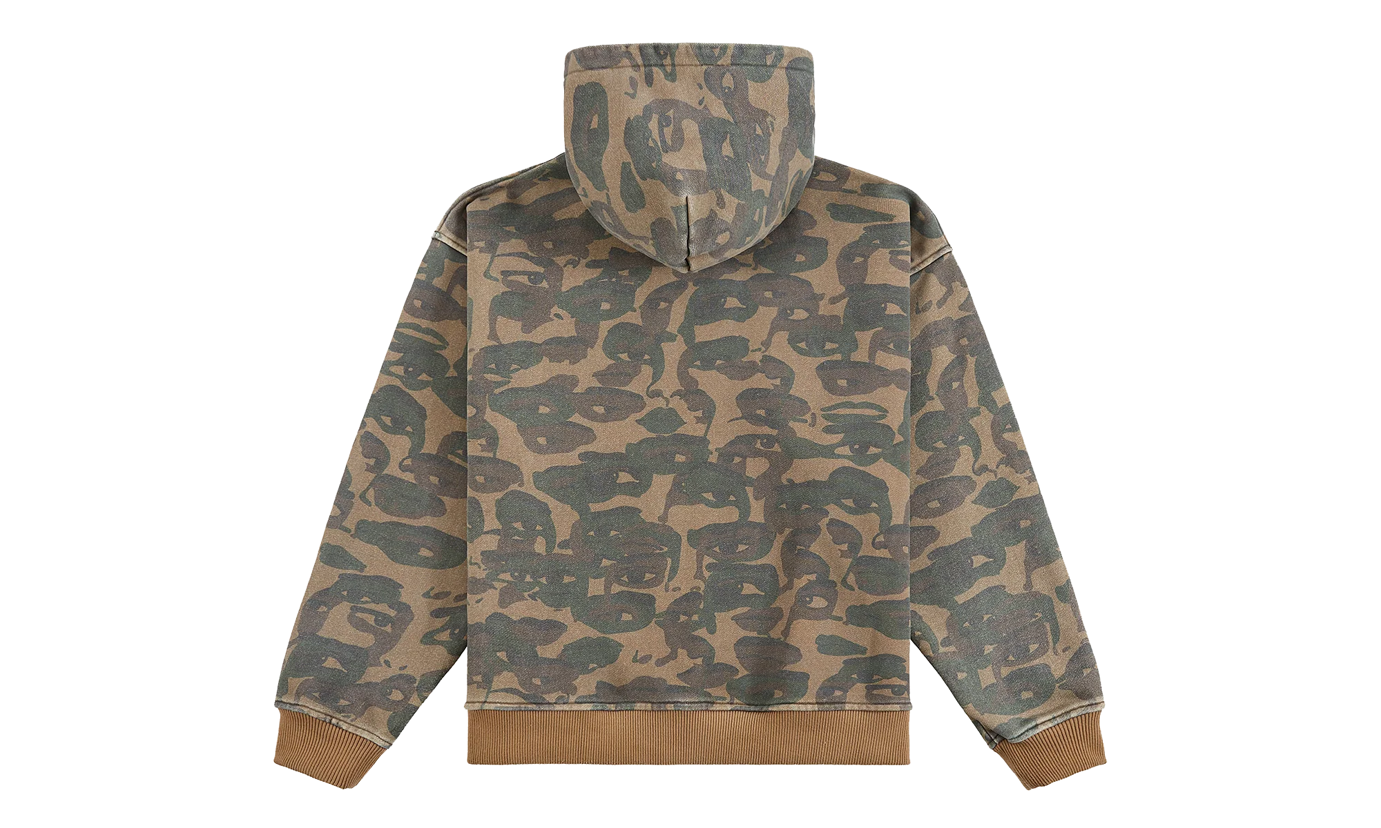 Kid Super Face Camo Hoodie "Green" KS005