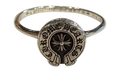 Bubblegum Horsehoe Ring "Silver" CHRM0964