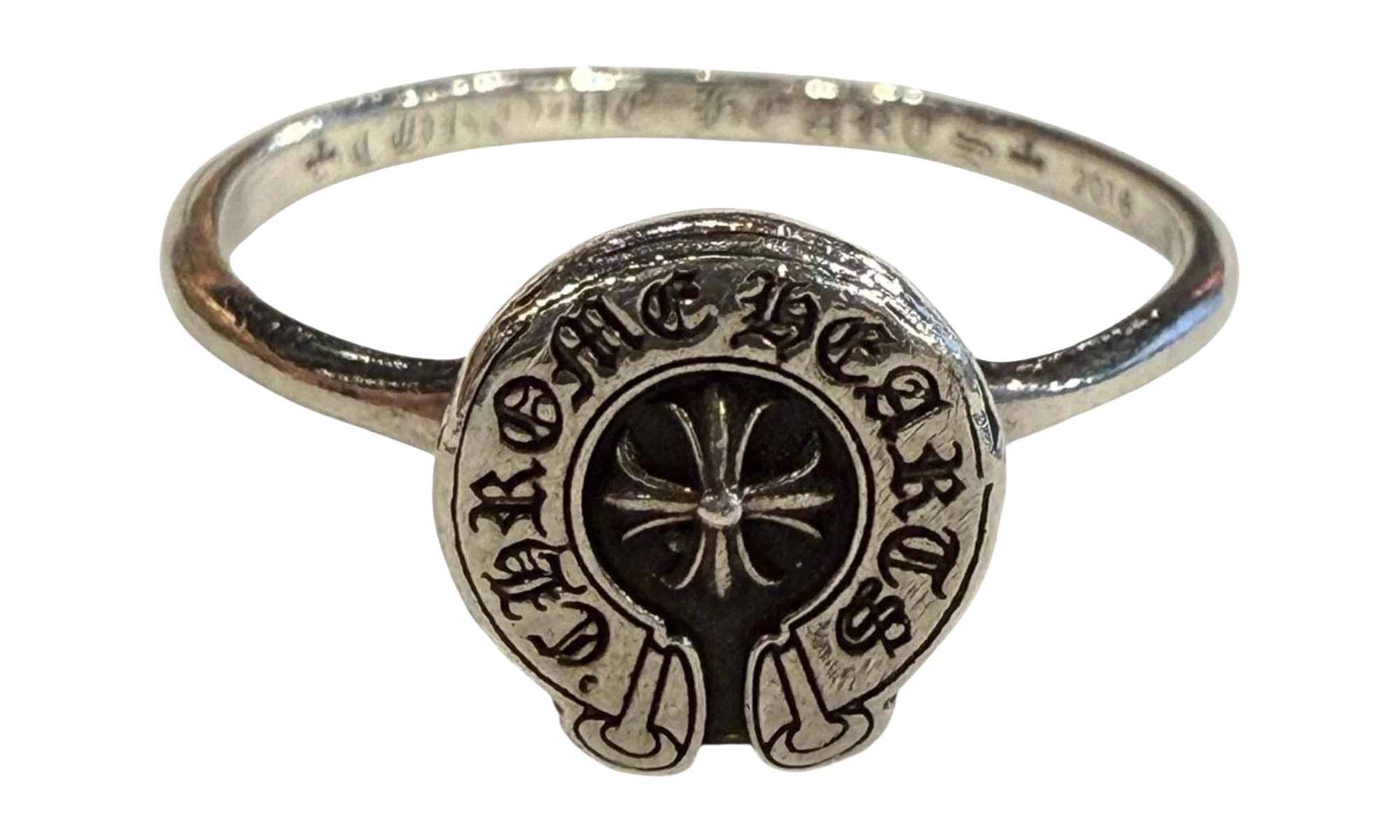 Bubblegum Horsehoe Ring "Silver" CHRM0964