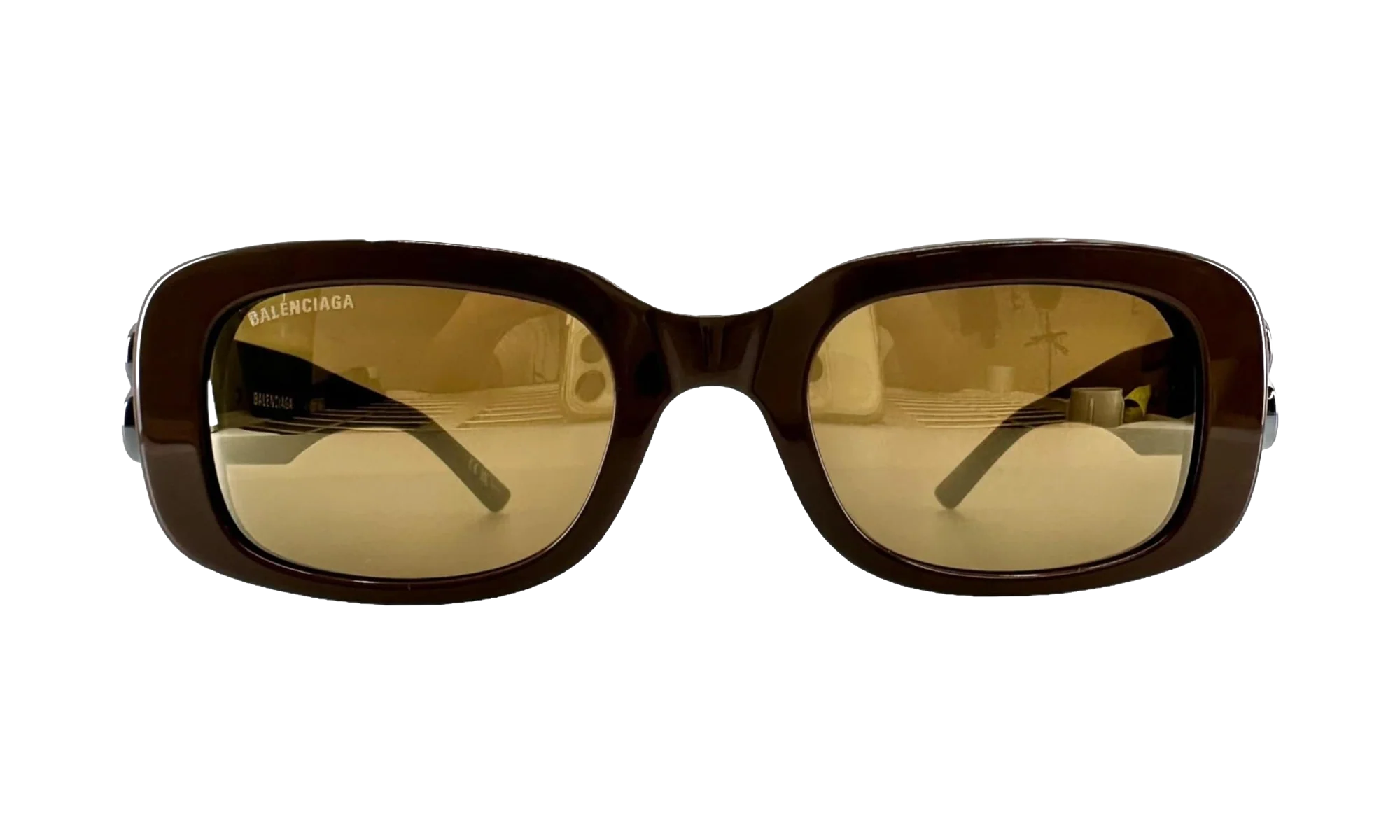 Acetate BB Hinge Oval Frame Sunglasses "Brown" BB0310SK 004