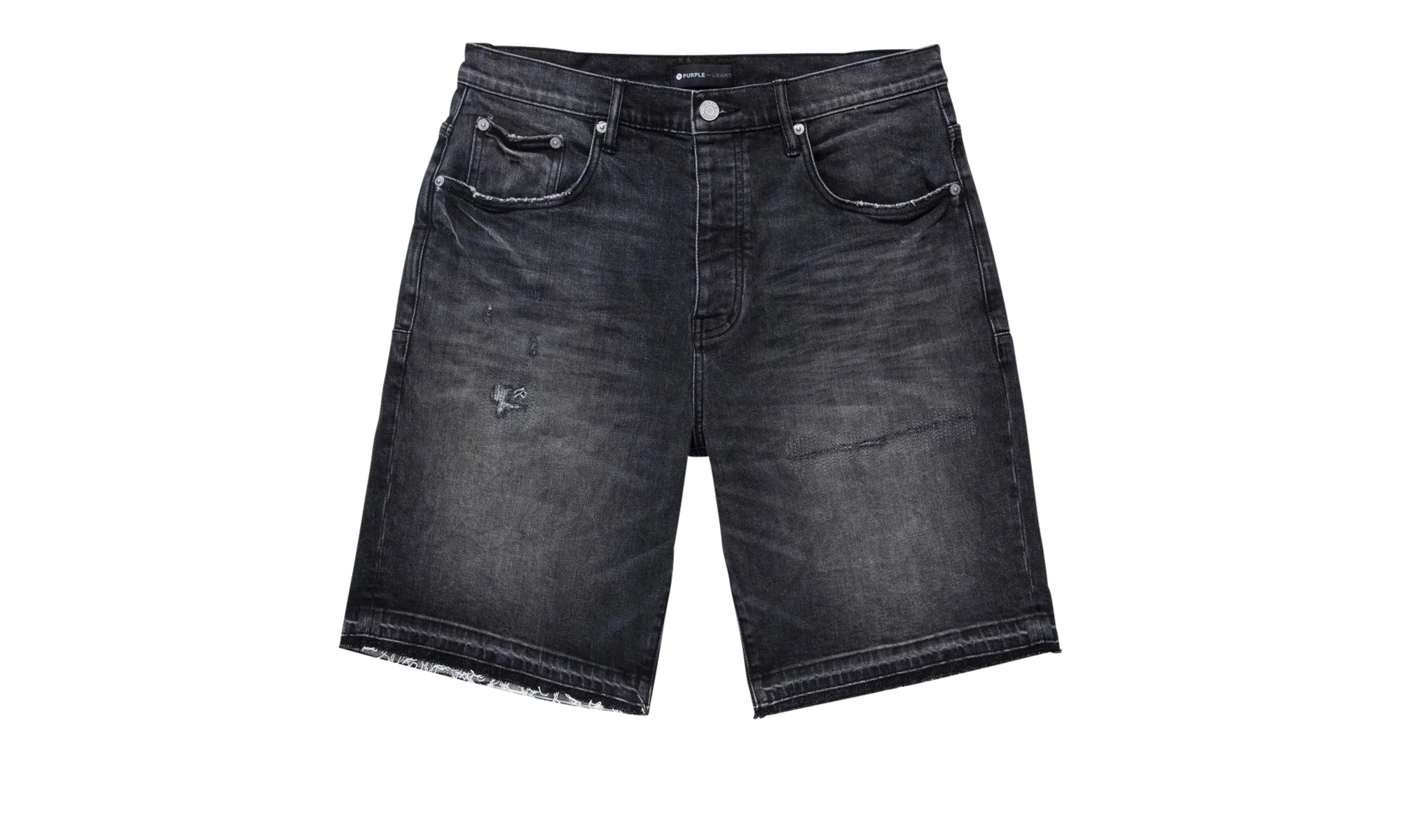 BLACK BLOWOUT RELAXED SHORTS "Black" P021 BBRH223