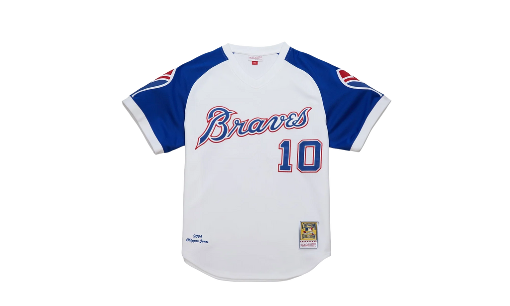 MLB Chipper Jones Alternate Jersey "2004 Atlanta Braves - Blue" AJY17188 ABR04CJOWHIT
