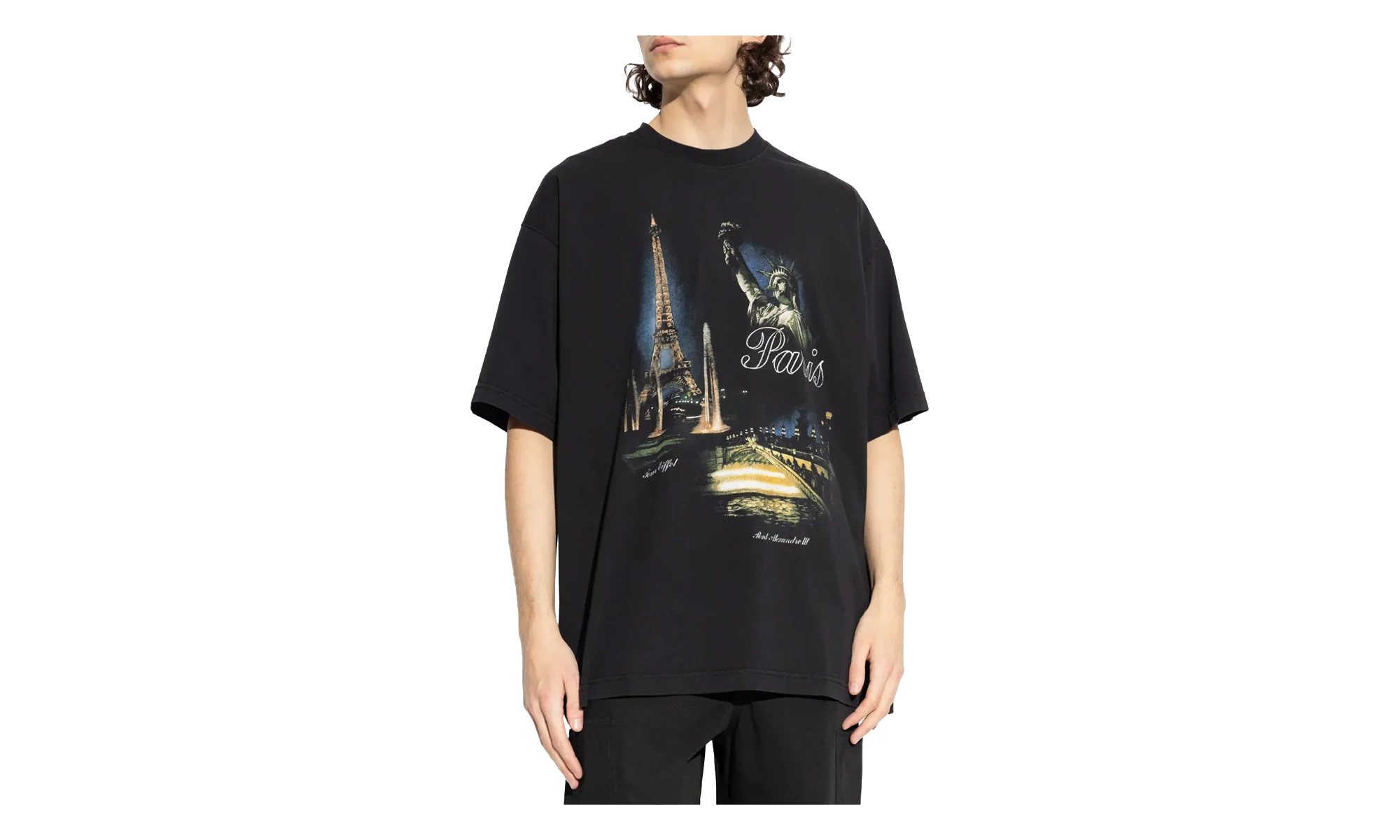 Paris Tourist T-Shirt "Black" ME76TR244B BLAC