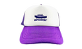 3D Logo Trucker Hat "Purple / White" SMA32 1 PRPW
