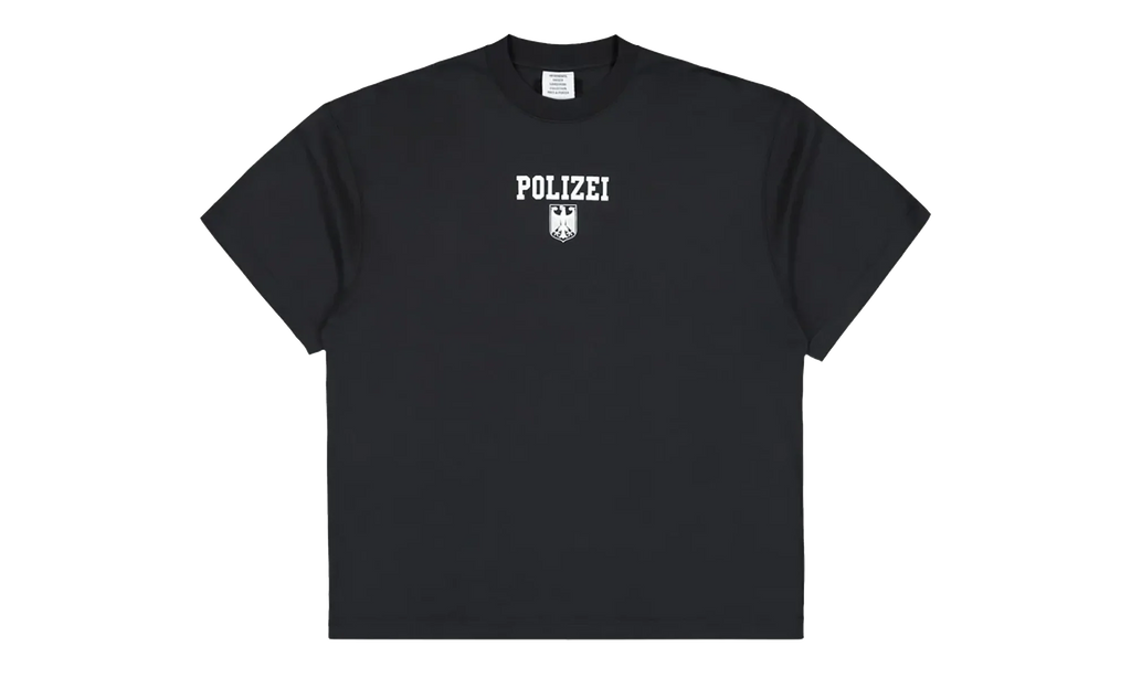 Polizei Regular T-Shirt "Washed Black" UH76TR300B WASH