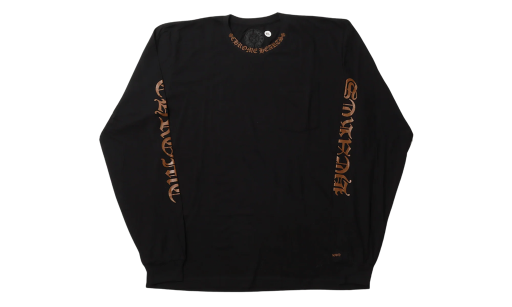 Neck Logo Long Sleeve Tee "Black / Brown" CHRM0908