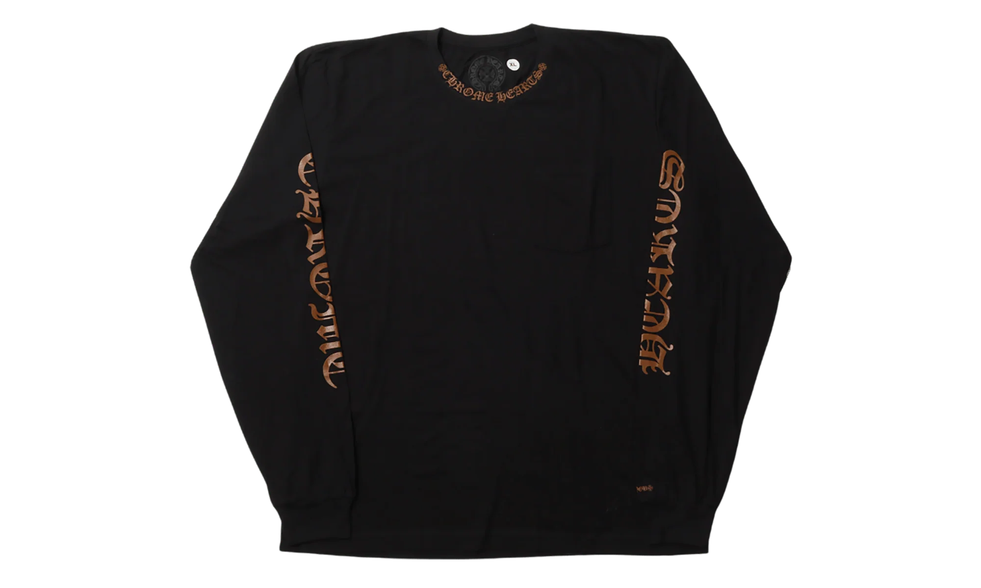 Neck Logo Long Sleeve Tee "Black / Brown" CHRM0908