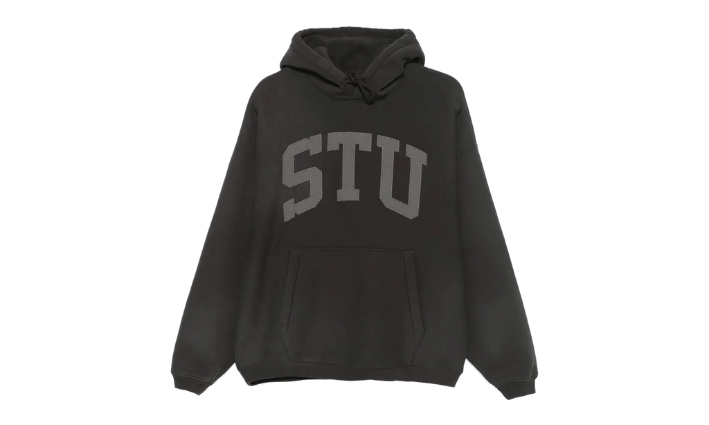 STU Applique Hoodie "BLACK" 118578 BLAC
