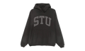 STU Applique Hoodie "BLACK" 118578 BLAC